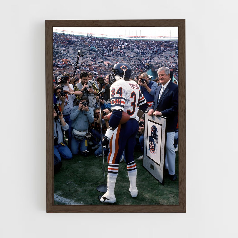 Poster Payton 34 – affiche Football US (vue 5)