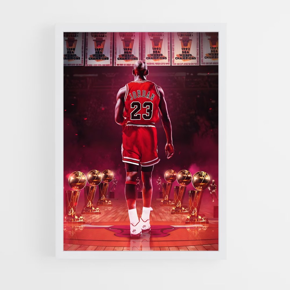 Poster Jordan Chicago Bulls – affiche Basketball (vue 3)
