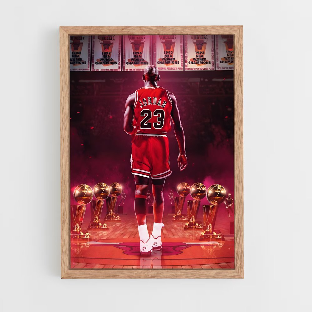 Poster Jordan Chicago Bulls – affiche Basketball (vue 4)