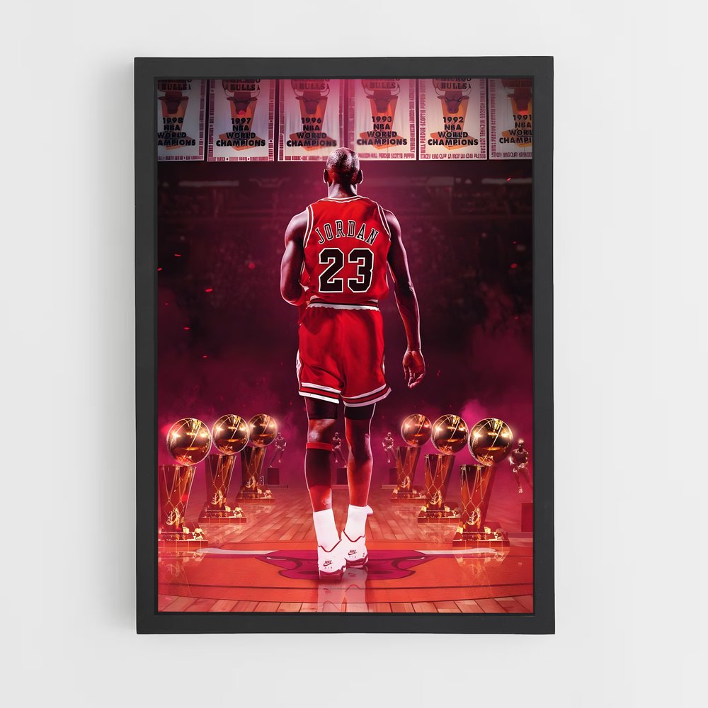 Poster Jordan Chicago Bulls – affiche Basketball (vue 2)