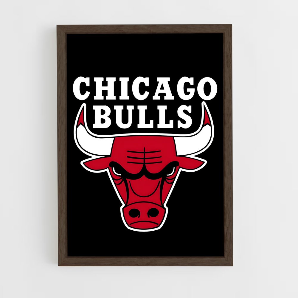 Poster Chicago Bulls Logo – affiche Basketball (vue 5)