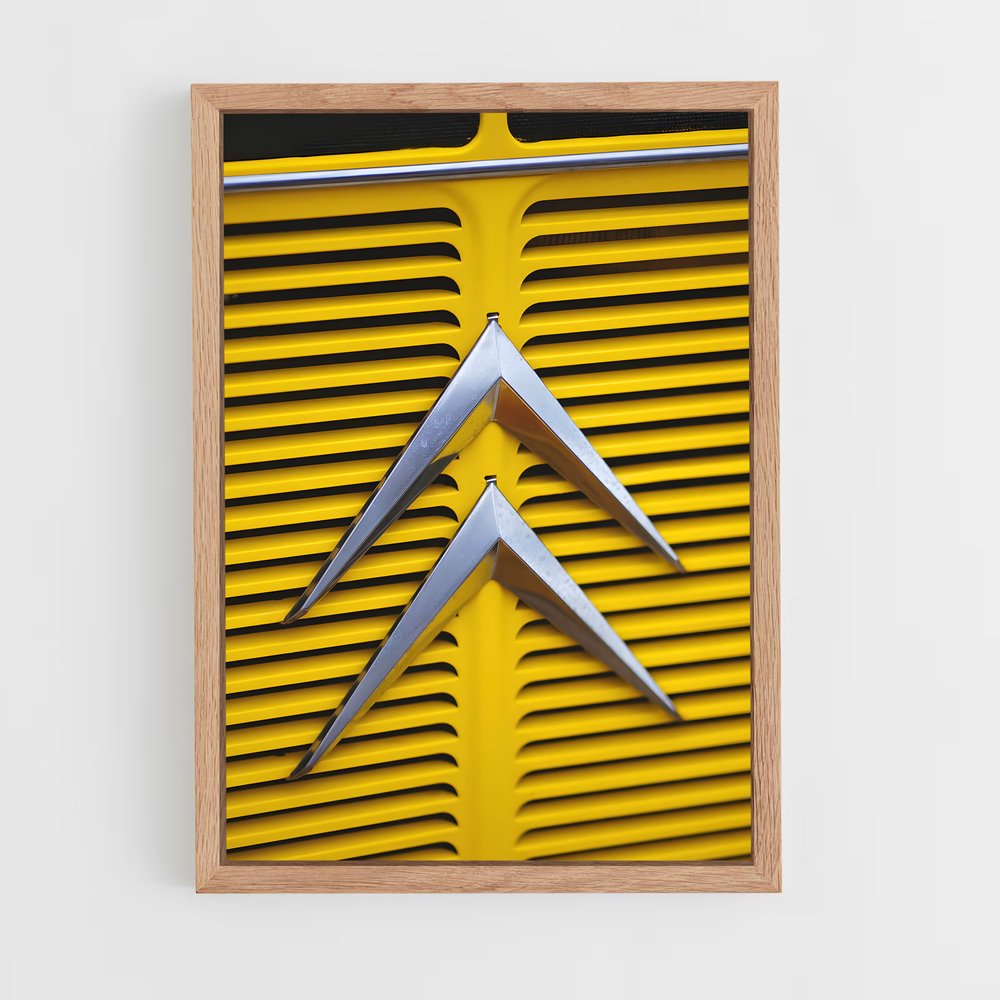 Poster Citroen Logo VIntage – affiche Citroën (vue 4)