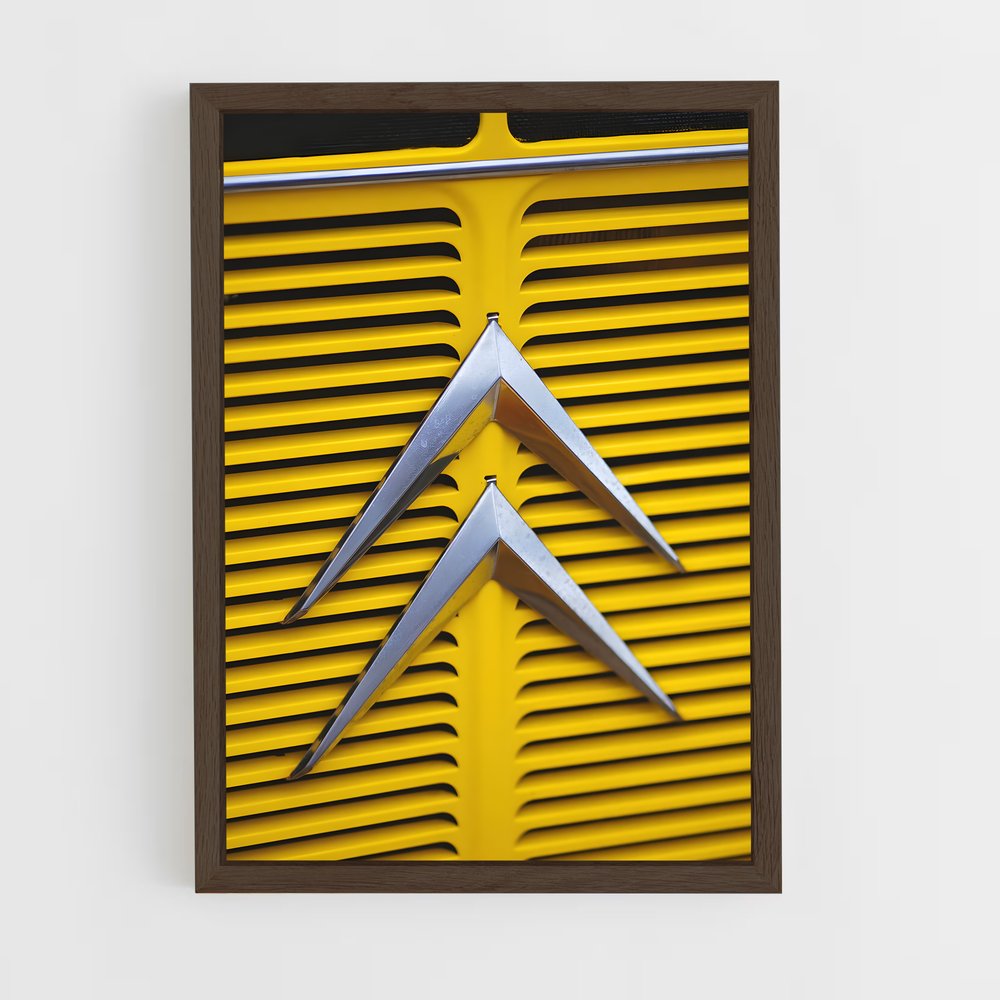 Poster Citroen Logo VIntage – affiche Citroën (vue 5)