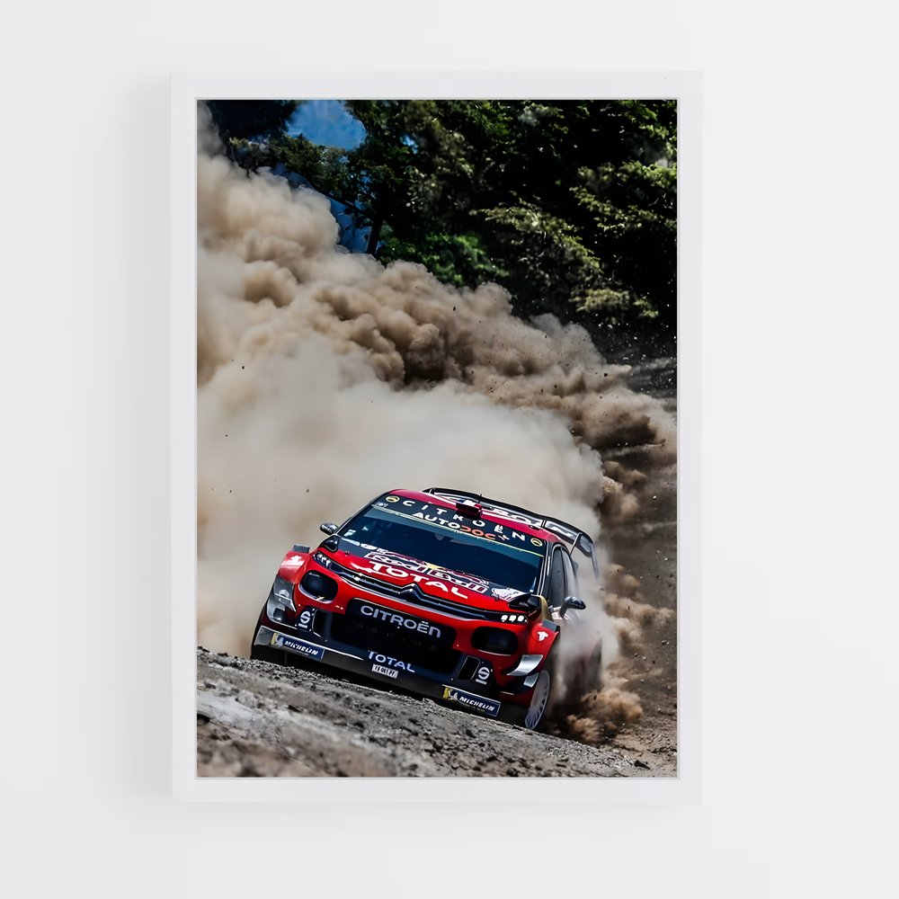 Poster Citroen Rally – affiche Citroën (vue 3)