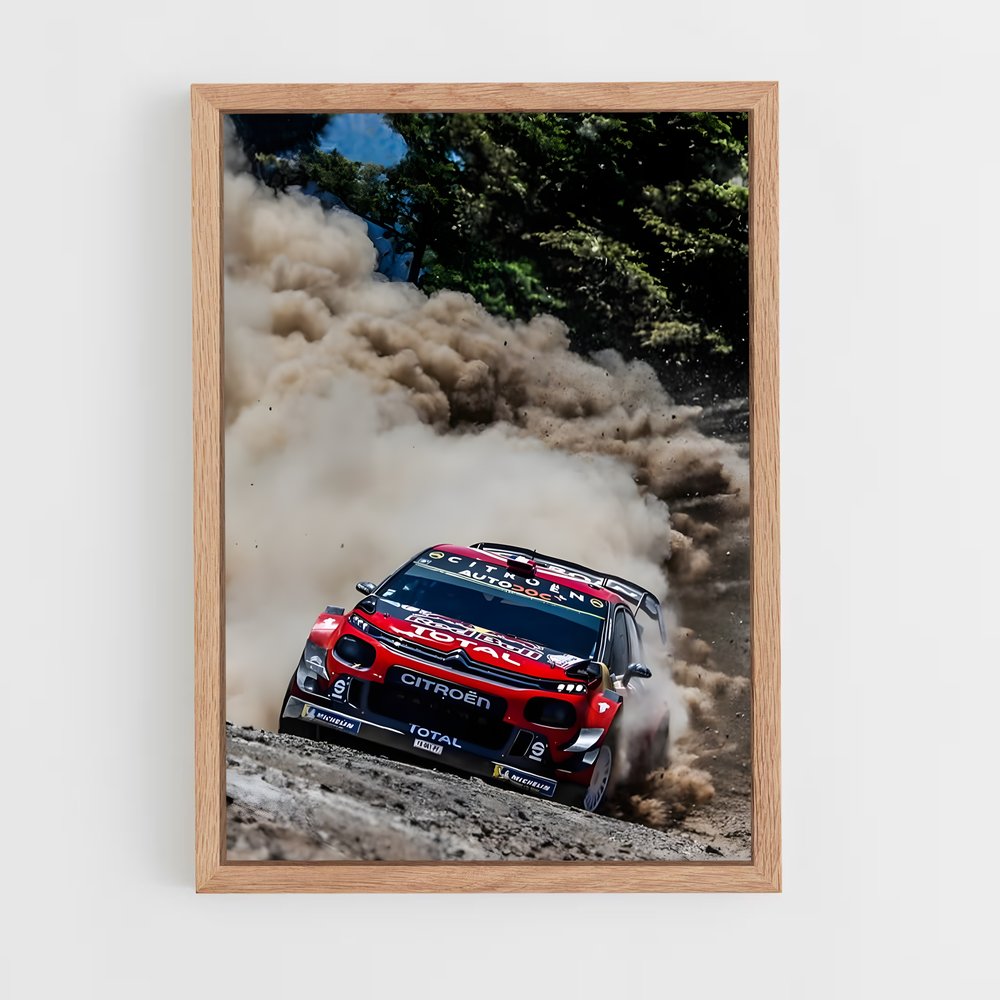 Poster Citroen Rally – affiche Citroën (vue 4)