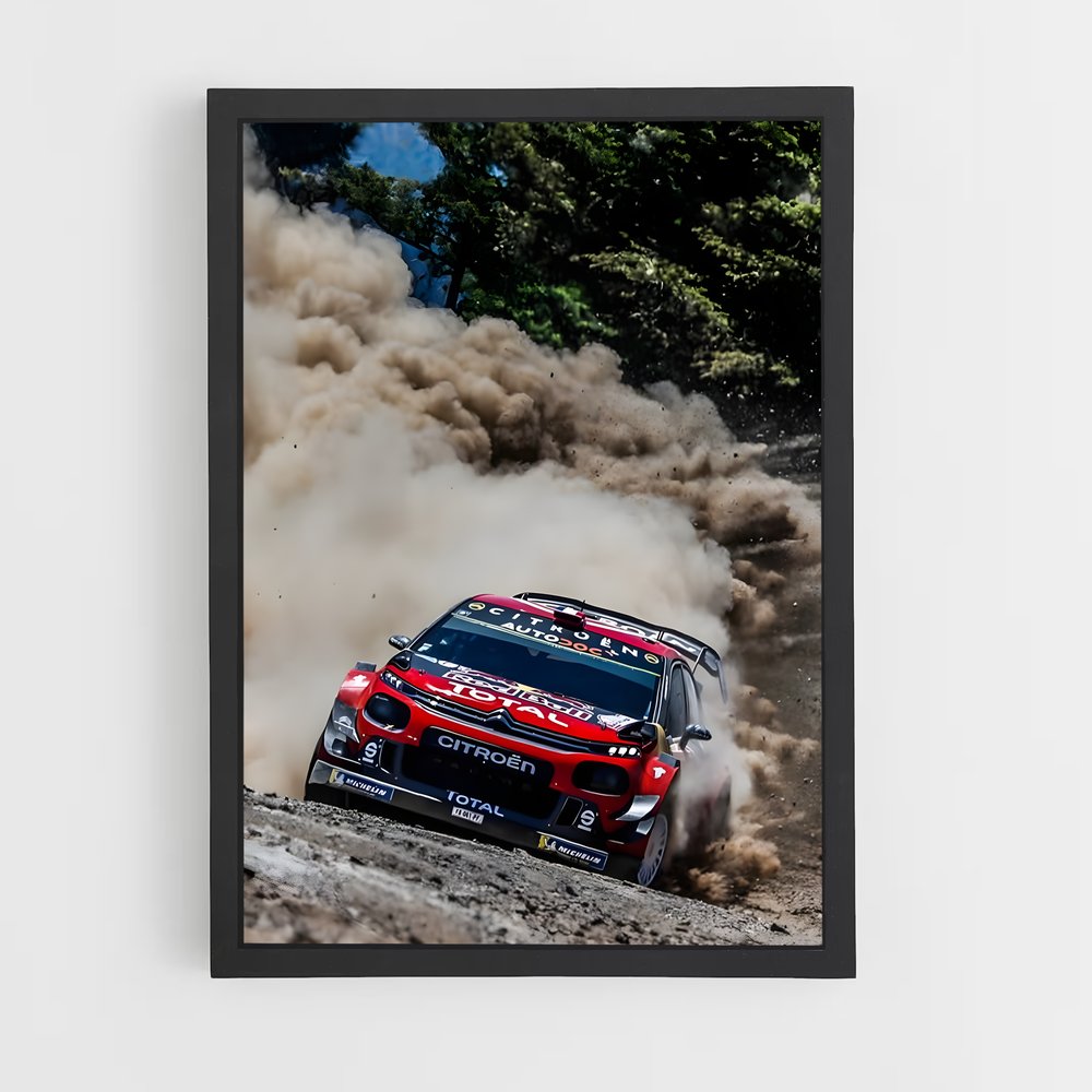 Poster Citroen Rally – affiche Citroën (vue 2)