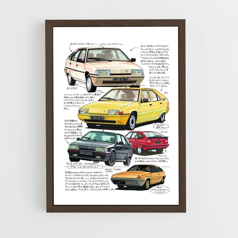 Poster Citroen Japon – affiche Citroën (vue 5)