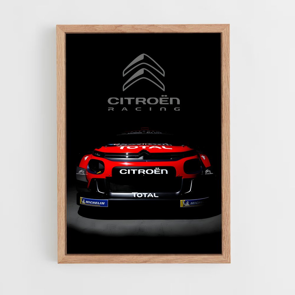 Poster Citroen Racing – affiche Citroën (vue 4)