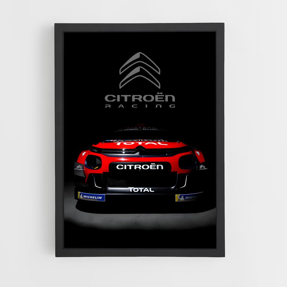 Poster Citroen Racing – affiche Citroën (vue 2)