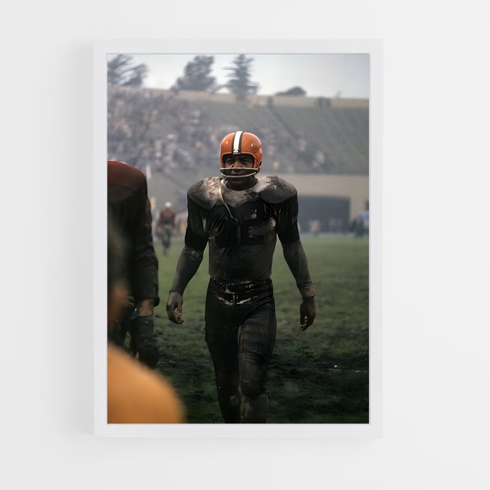 Poster Cleveland Football – affiche Football US (vue 3)