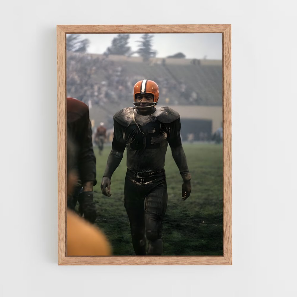 Poster Cleveland Football – affiche Football US (vue 4)