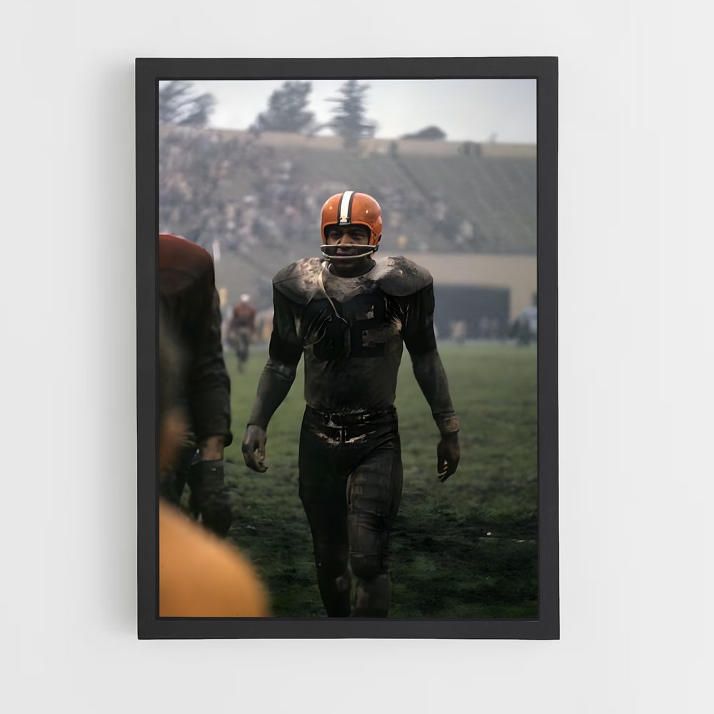 Poster Cleveland Football – affiche Football US (vue 2)