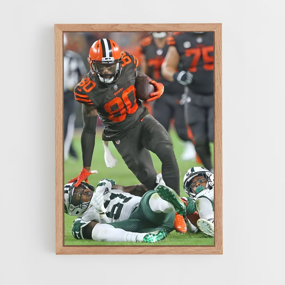 Poster Cleveland Browns 80 – affiche Football US (vue 4)