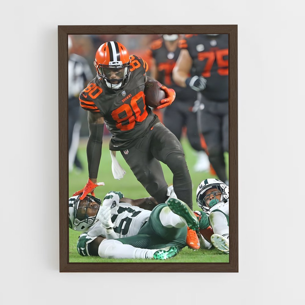 Poster Cleveland Browns 80 – affiche Football US (vue 5)