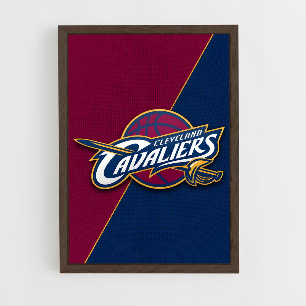 Poster Logo Cleveland Cavaliers – affiche Basketball (vue 5)