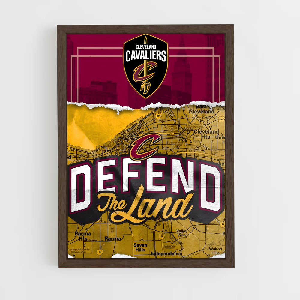 Poster Defend The Land – affiche Basketball (vue 5)