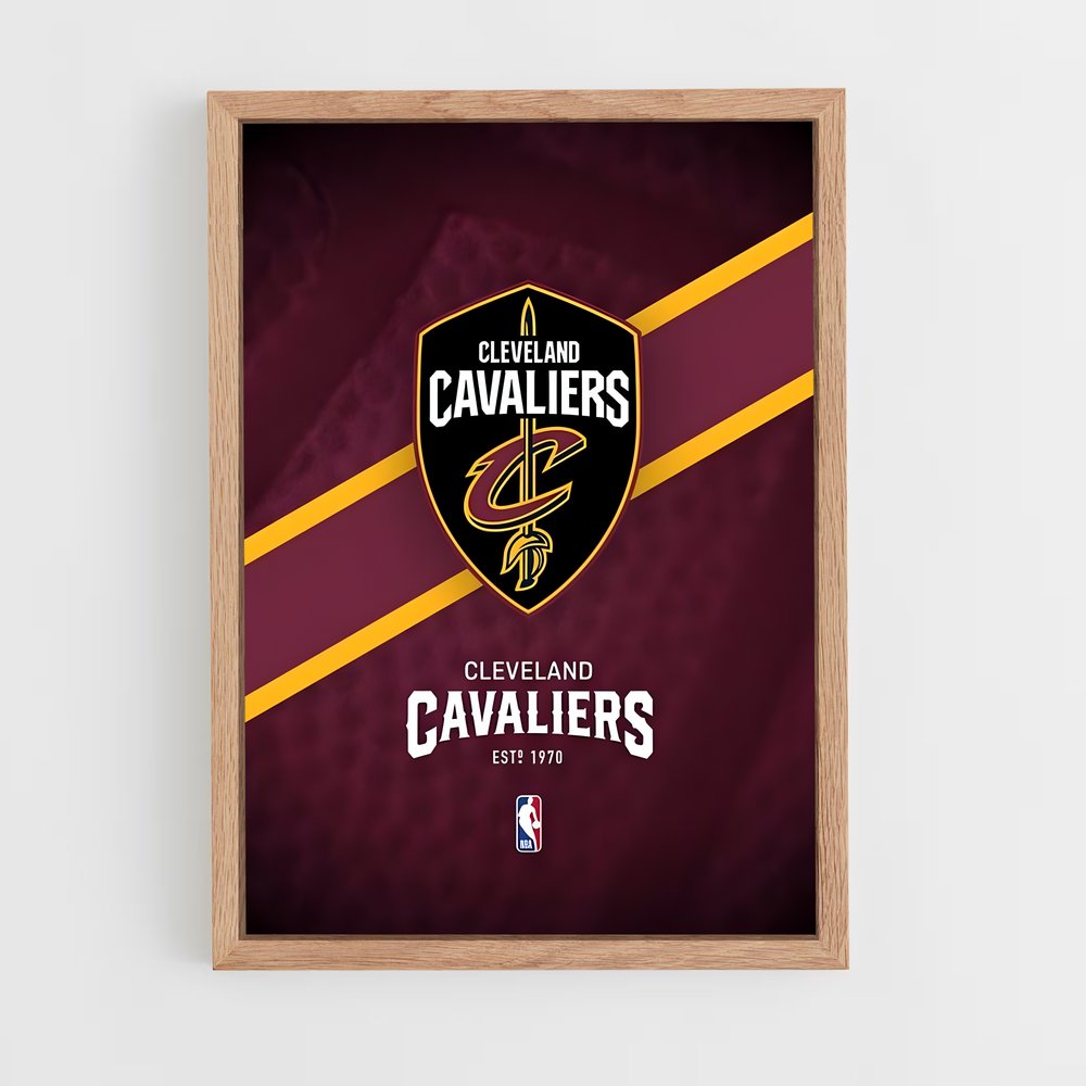 Poster Cleveland Cavaliers 1970 – affiche Basketball (vue 4)