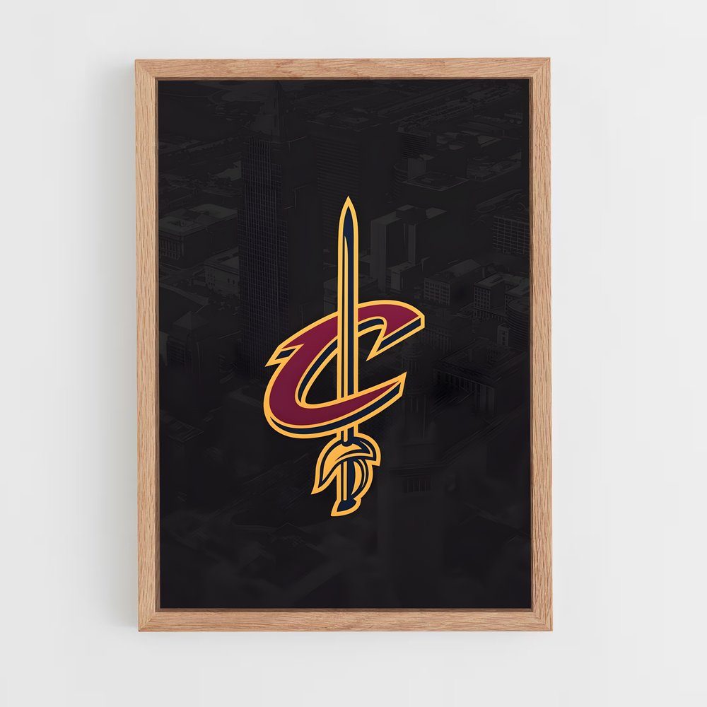 Poster Cleveland Cavaliers Épée – affiche Basketball (vue 4)