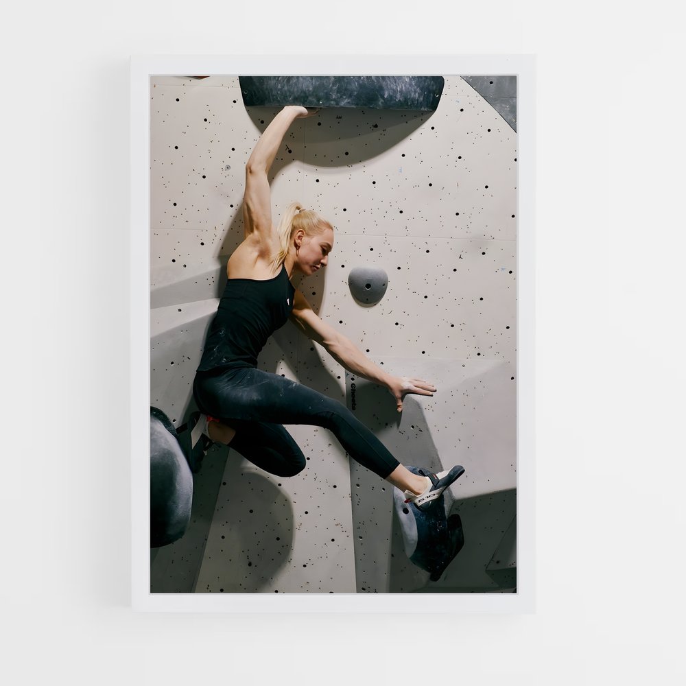 Poster Janja Garnbret – affiche Escalade (vue 3)