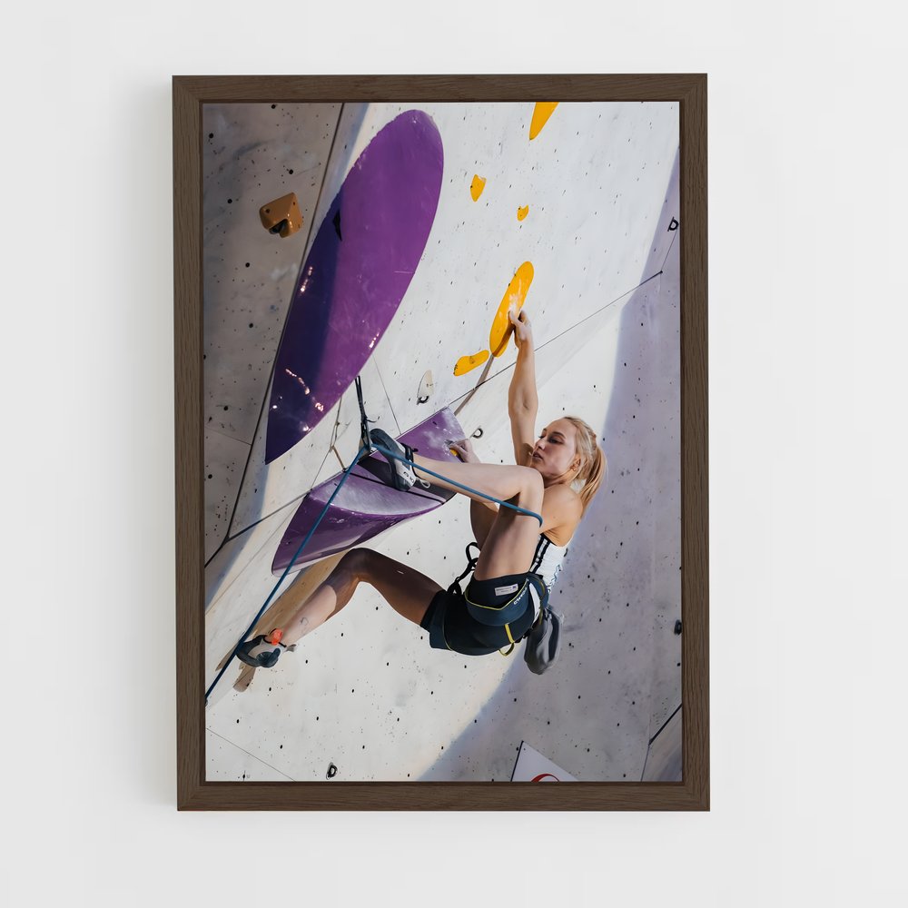 Poster Janja Garnbret Escalade (vue 5)