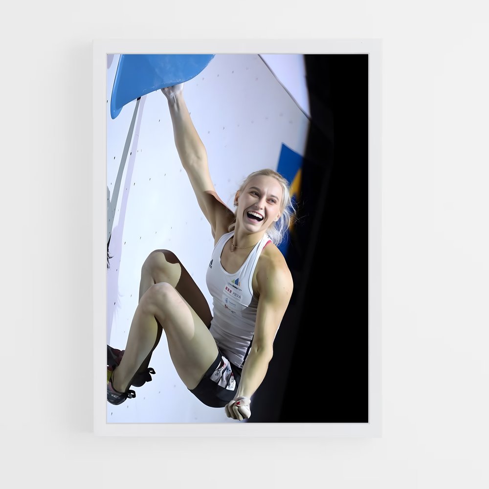Poster Janja Garnbret JO – affiche Escalade (vue 3)
