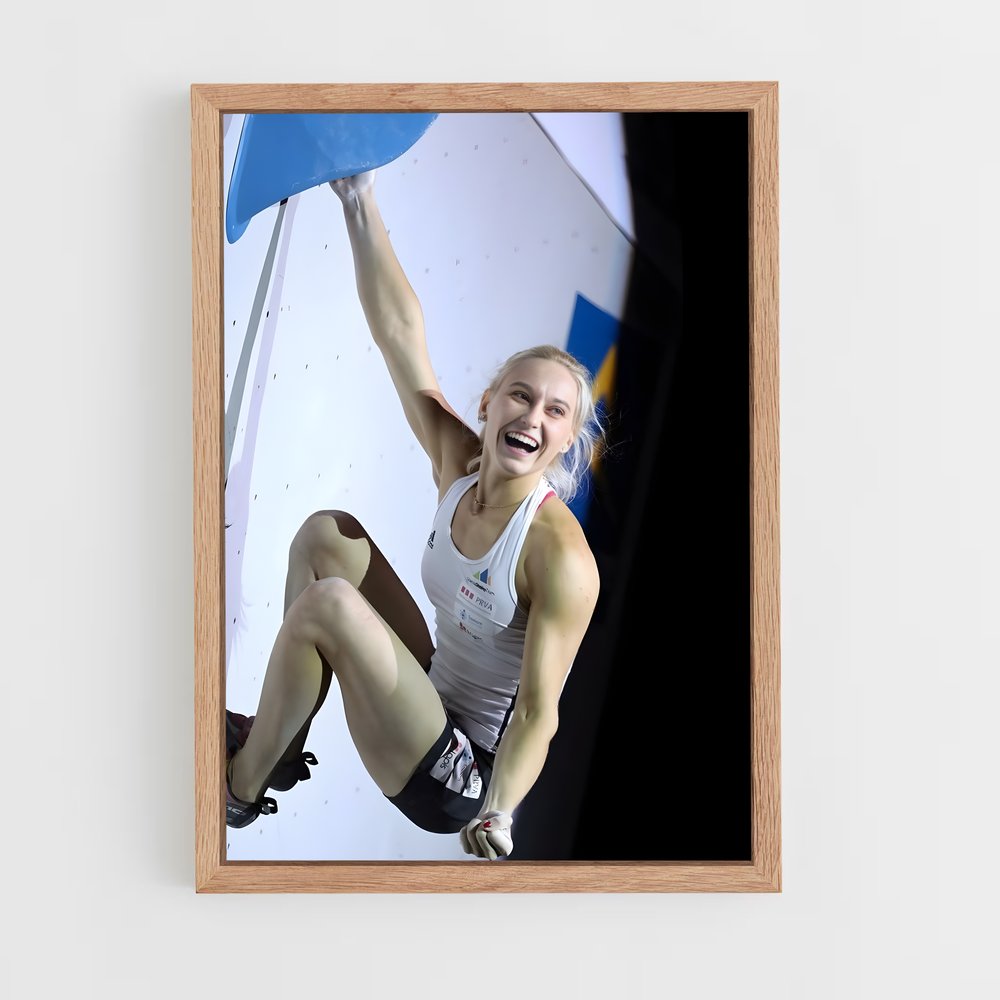 Poster Janja Garnbret JO – affiche Escalade (vue 4)