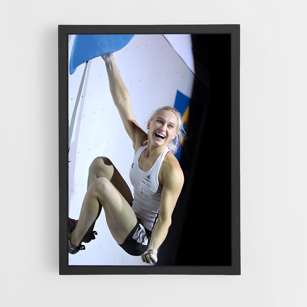 Poster Janja Garnbret JO – affiche Escalade (vue 2)