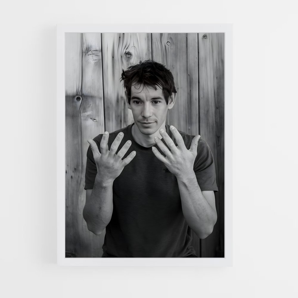 Poster Alex Honnold Mains – affiche Escalade (vue 3)