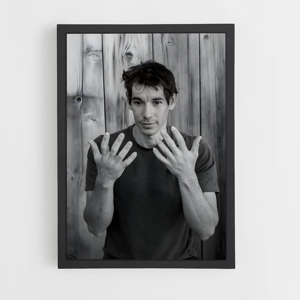 Poster Alex Honnold Mains – affiche Escalade (vue 2)