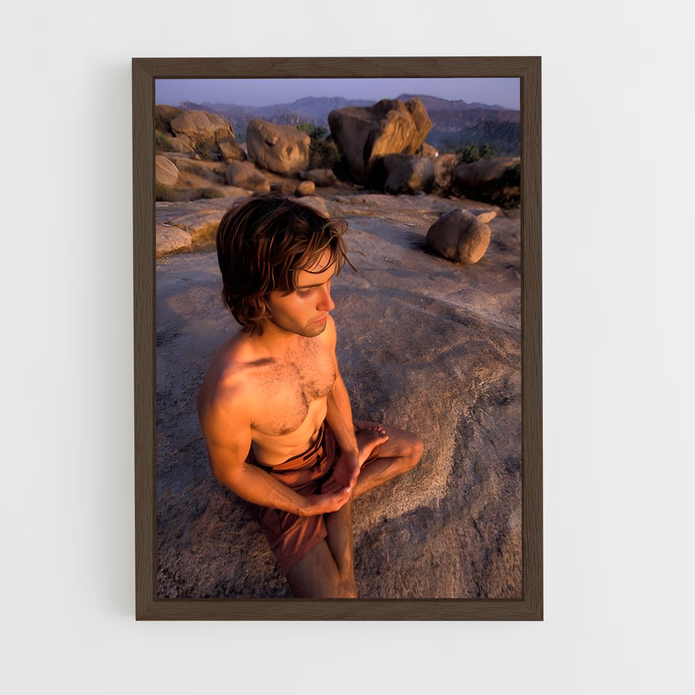 Poster Chris Sharma Méditation – affiche Escalade (vue 5)