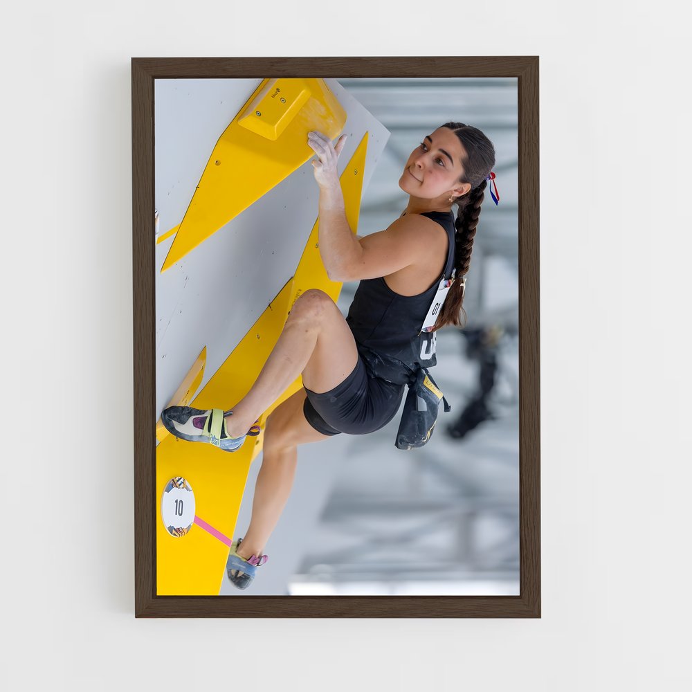 Poster Brooke Raboutou Compétition – affiche Escalade (vue 5)