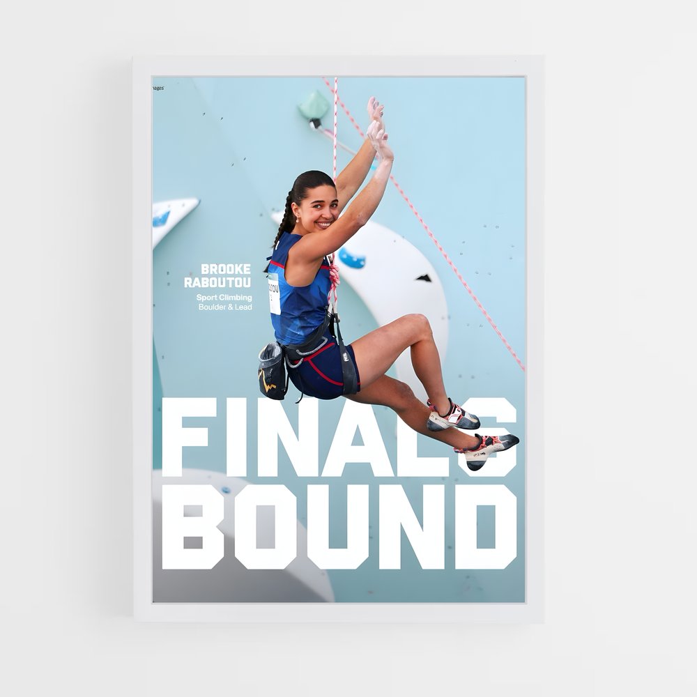 Poster Escalade Brooke Raboutou (vue 3)