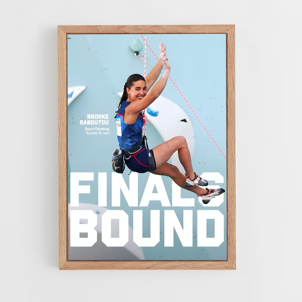 Poster Escalade Brooke Raboutou (vue 4)