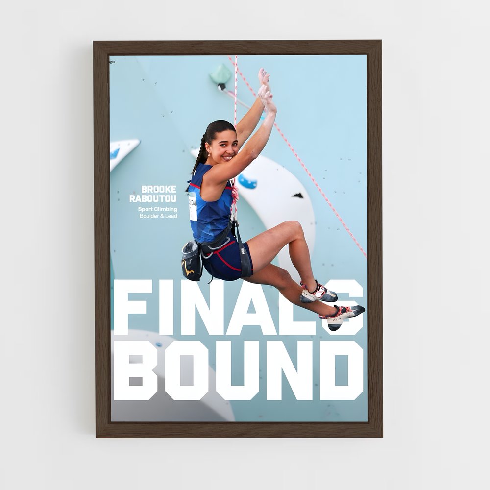 Poster Escalade Brooke Raboutou (vue 5)