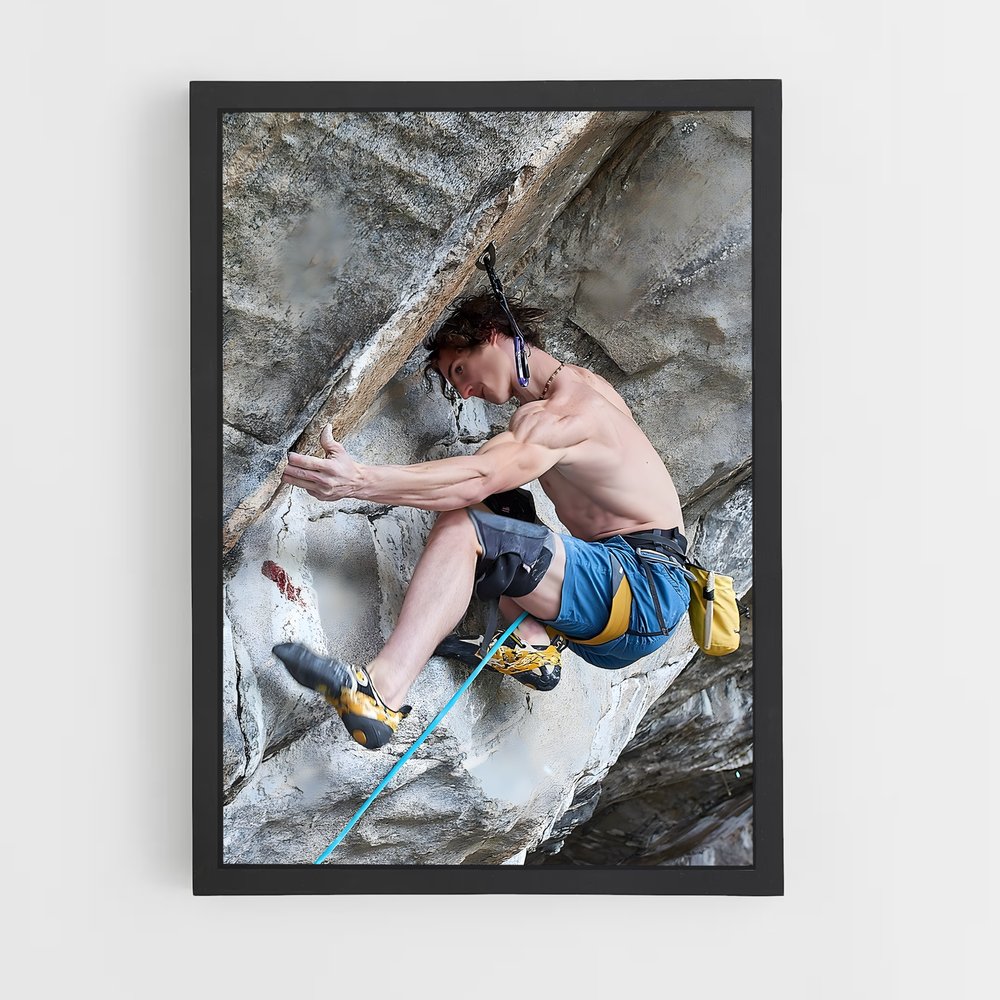 Poster Adam Ondra – affiche Escalade (vue 2)