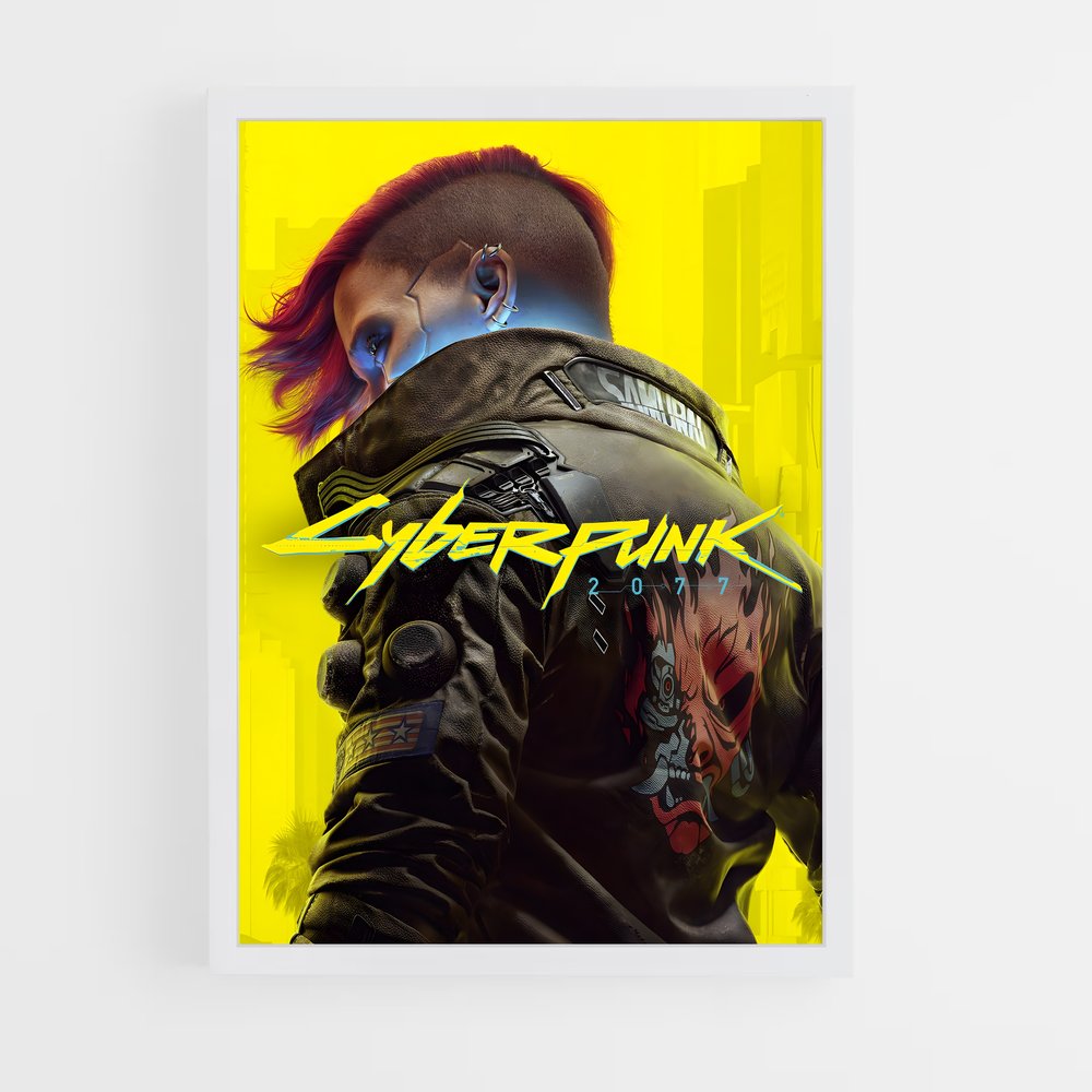 Poster Neon Tunnels – affiche Cyberpunk (vue 3)