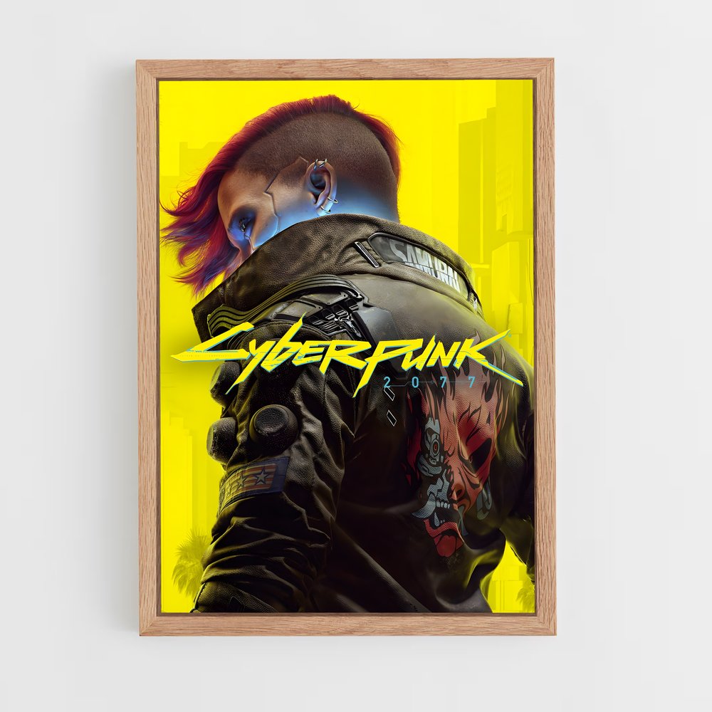Poster Neon Tunnels – affiche Cyberpunk (vue 4)