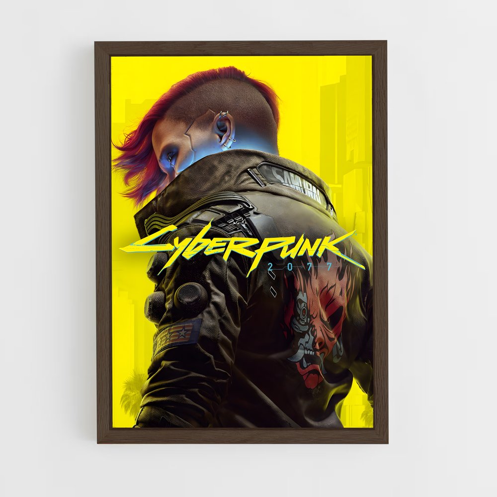 Poster Neon Tunnels – affiche Cyberpunk (vue 5)