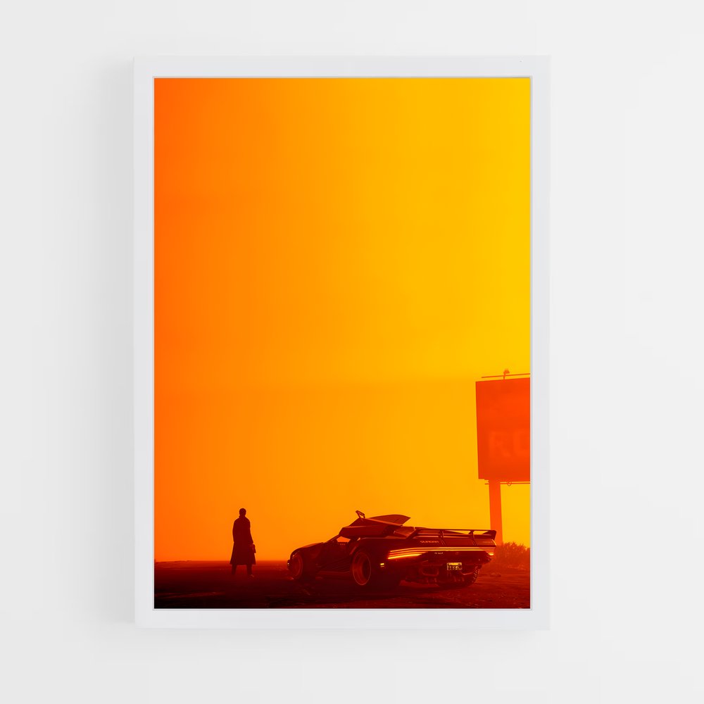 Poster Neon Shadow – affiche Cyberpunk (vue 3)