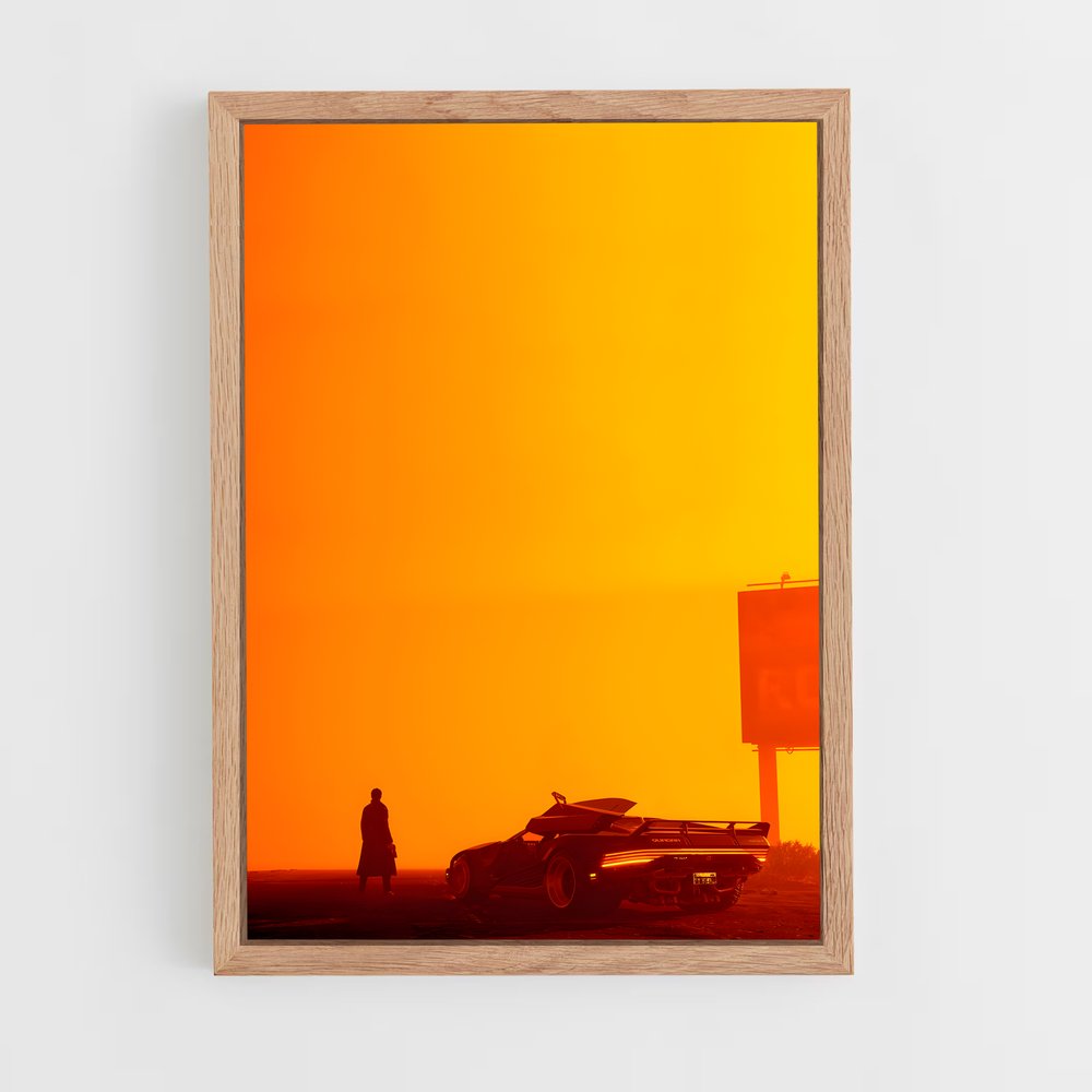 Poster Neon Shadow – affiche Cyberpunk (vue 4)