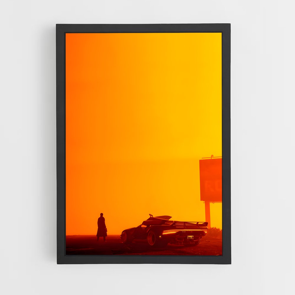 Poster Neon Shadow – affiche Cyberpunk (vue 2)