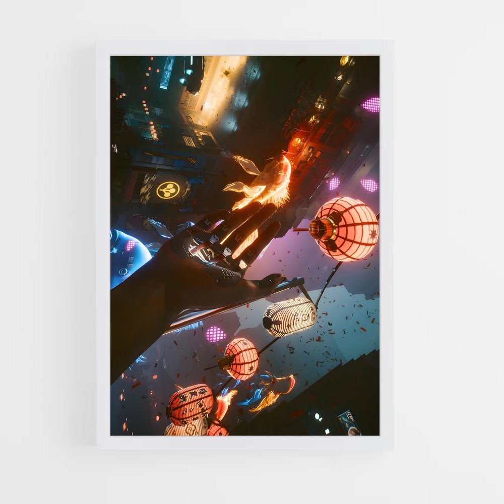 Poster Main Cyberpunk (vue 3)