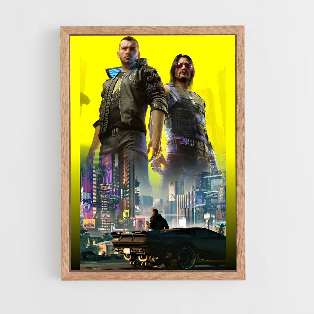 Poster Oiseau de Métal – affiche Cyberpunk (vue 4)