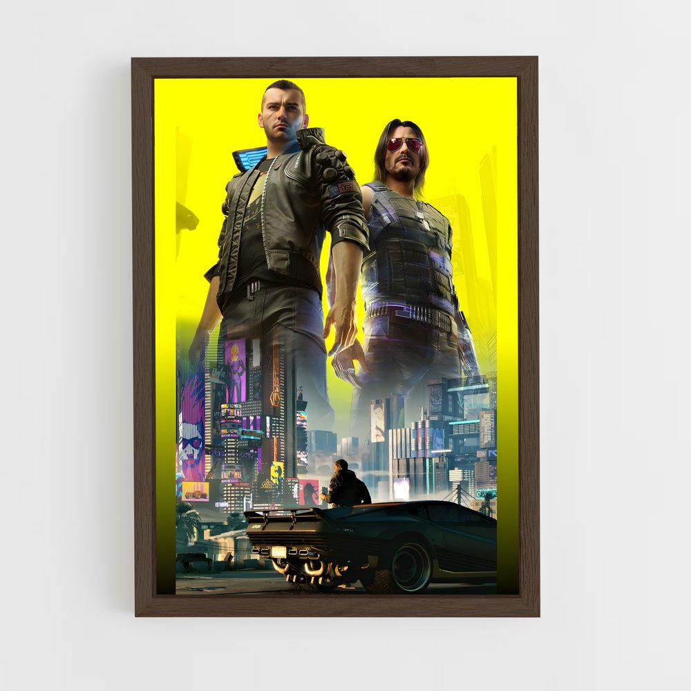 Poster Oiseau de Métal – affiche Cyberpunk (vue 5)