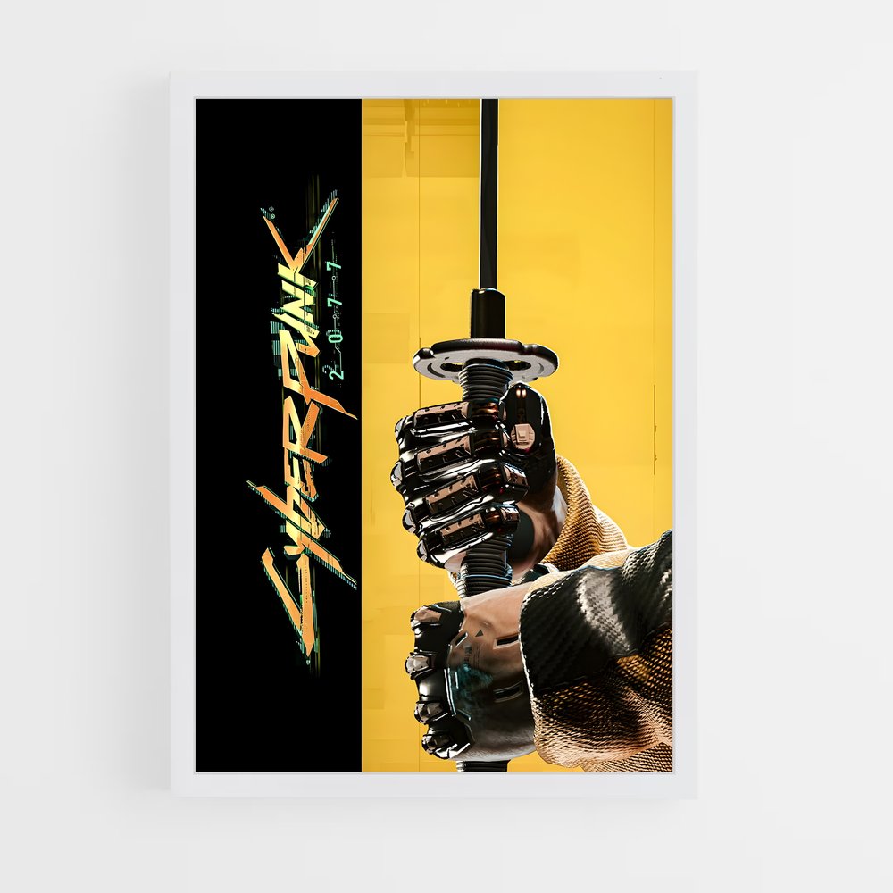 Poster Cyberpunk Katana (vue 3)