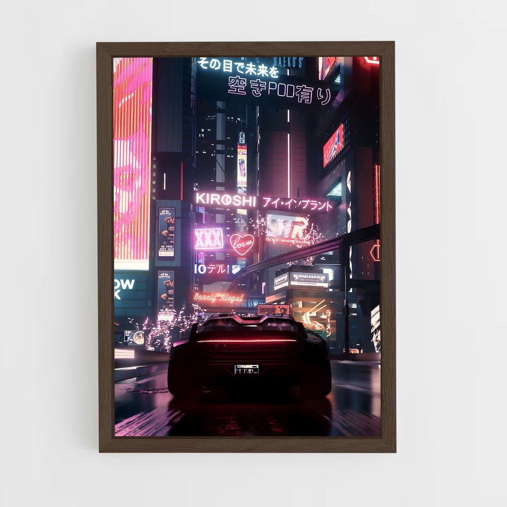 Poster Cyberpunk Japon (vue 5)