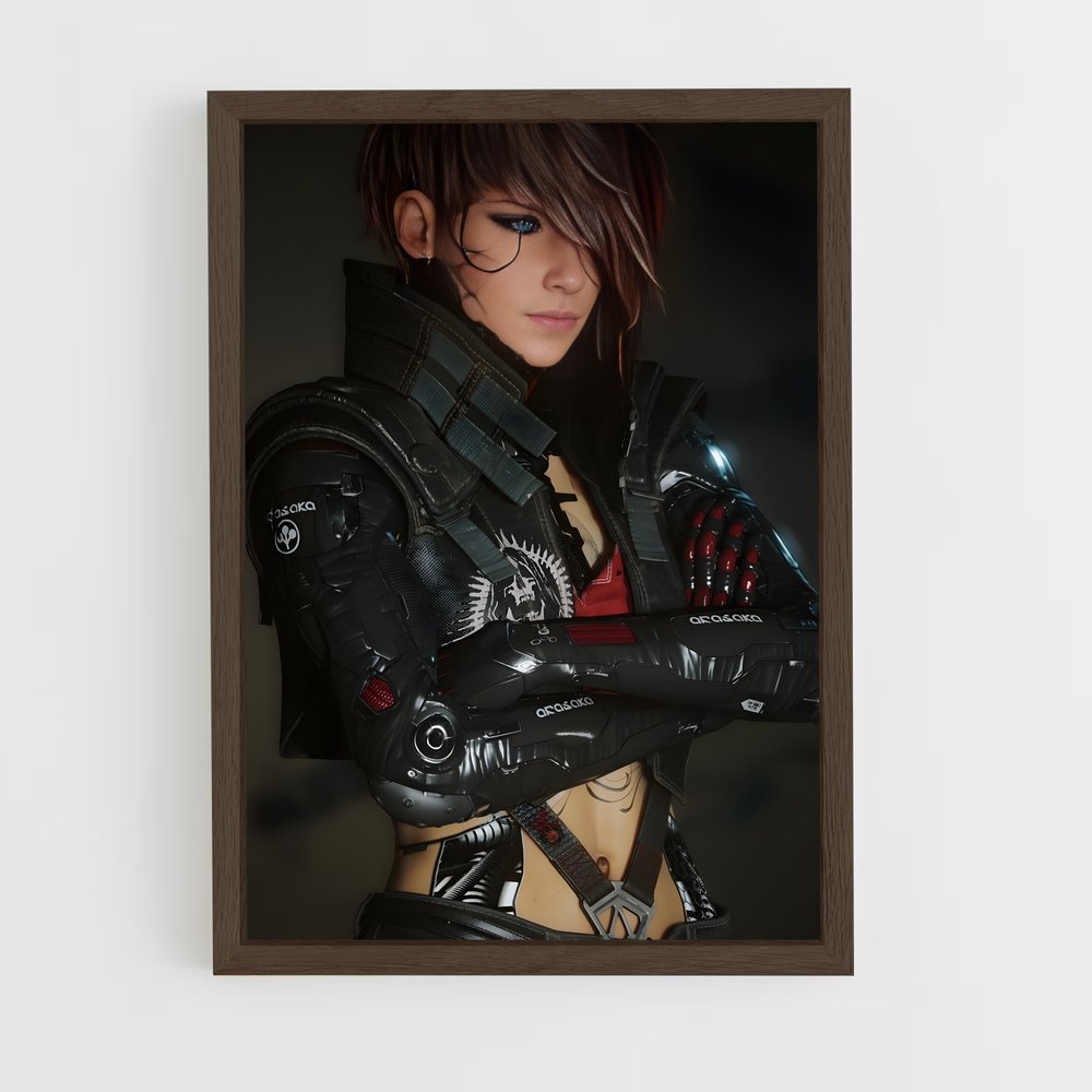 Poster Cyberpunk Femme (vue 5)