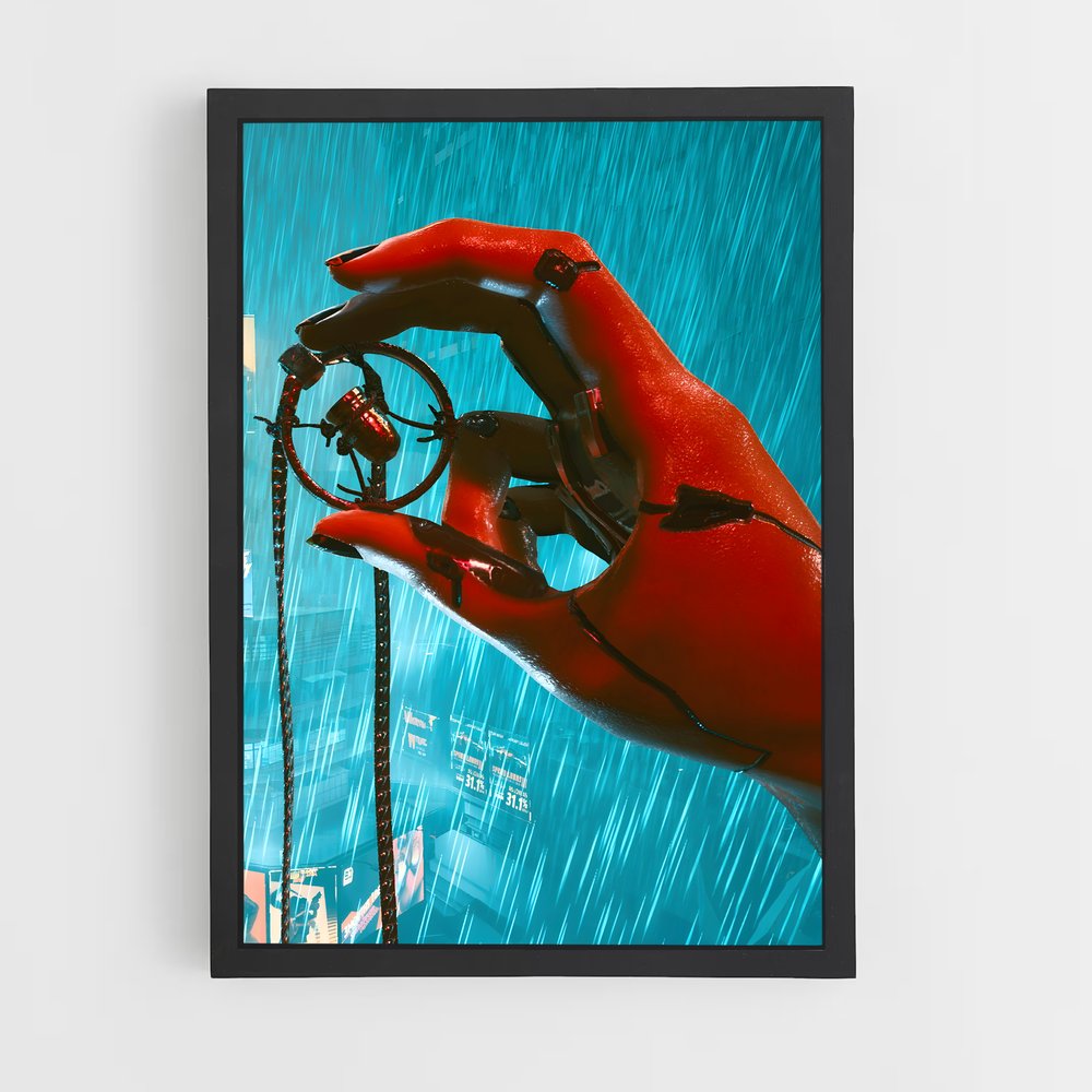Poster D&D Cybernetic – affiche Cyberpunk (vue 2)