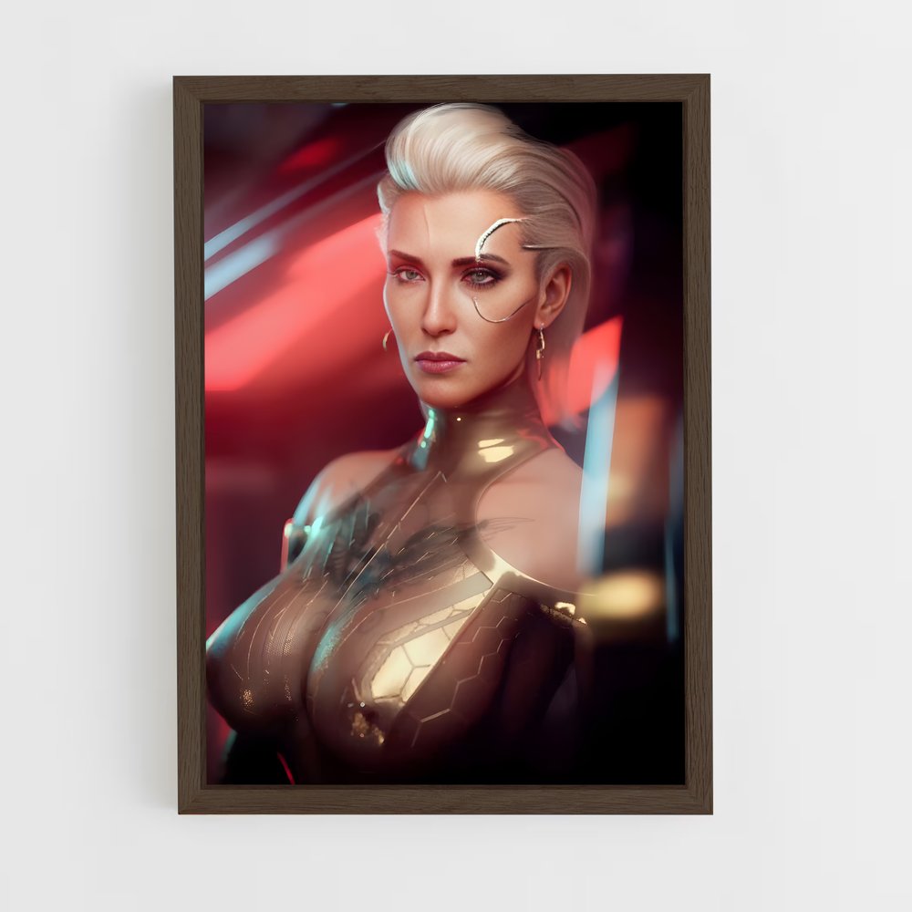 Poster Skyline Rêveur – affiche Cyberpunk (vue 5)