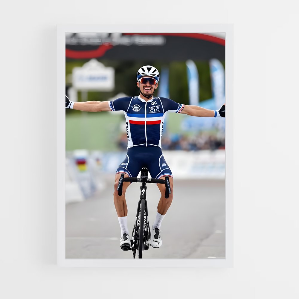 Poster Julian Alaphilippe Célébration (vue 3)